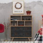 Hanah Home Marco Cómoda en Roble y Gris Oscuro